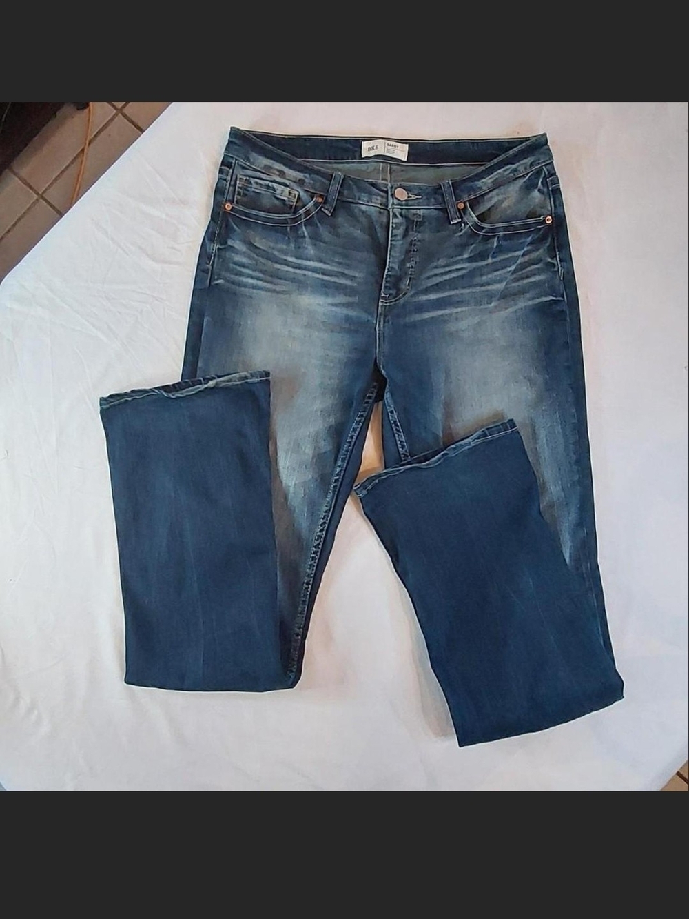 BKE Women's Gabby High Rise Bootcut Curvy Jeans 29x33.5 Like New